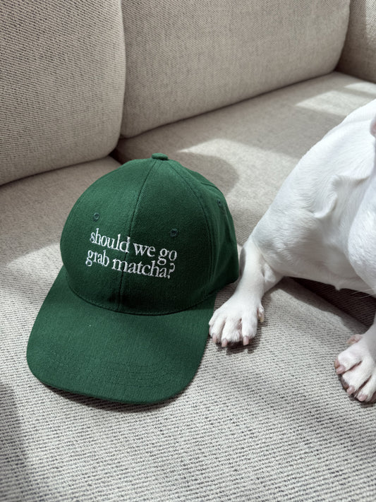 'Should we go grab matcha?' Cap